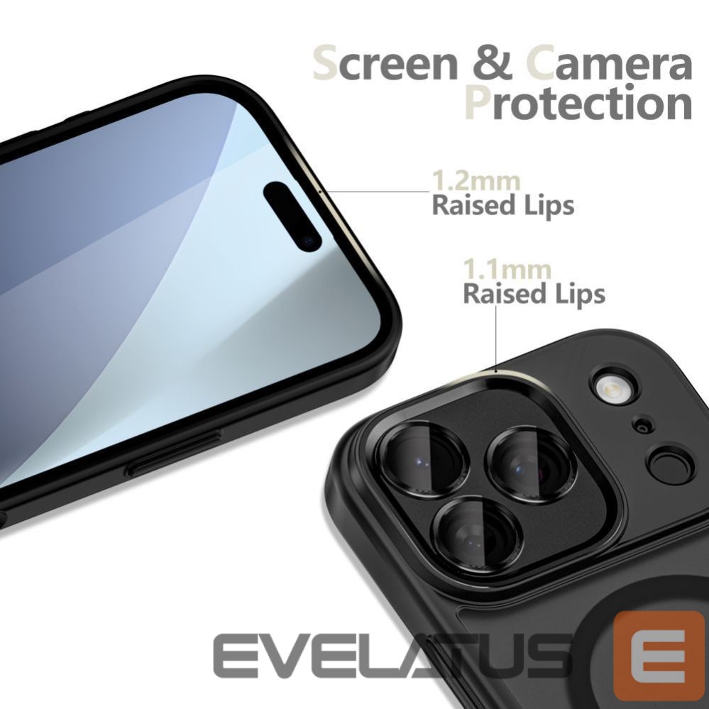 Другие товары Tech-Protect Tech-Protect MagCam MagSafe Case for iPhone 17 Pro - Matte Black