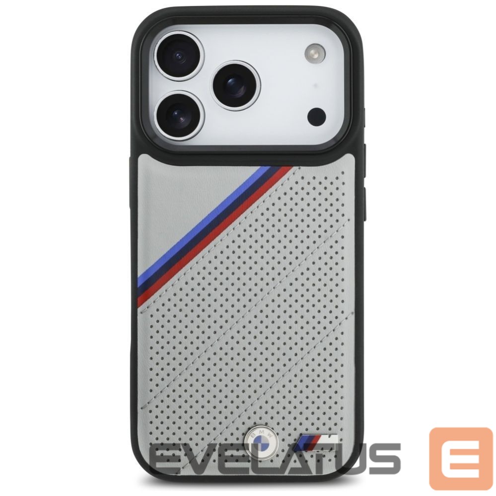 Другие товары BMW BMW M Tricolor Metal Logo MagSafe Case for iPhone 17 Pro - Gray
