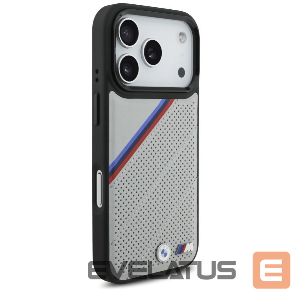 Другие товары BMW BMW M Tricolor Metal Logo MagSafe Case for iPhone 17 Pro - Gray