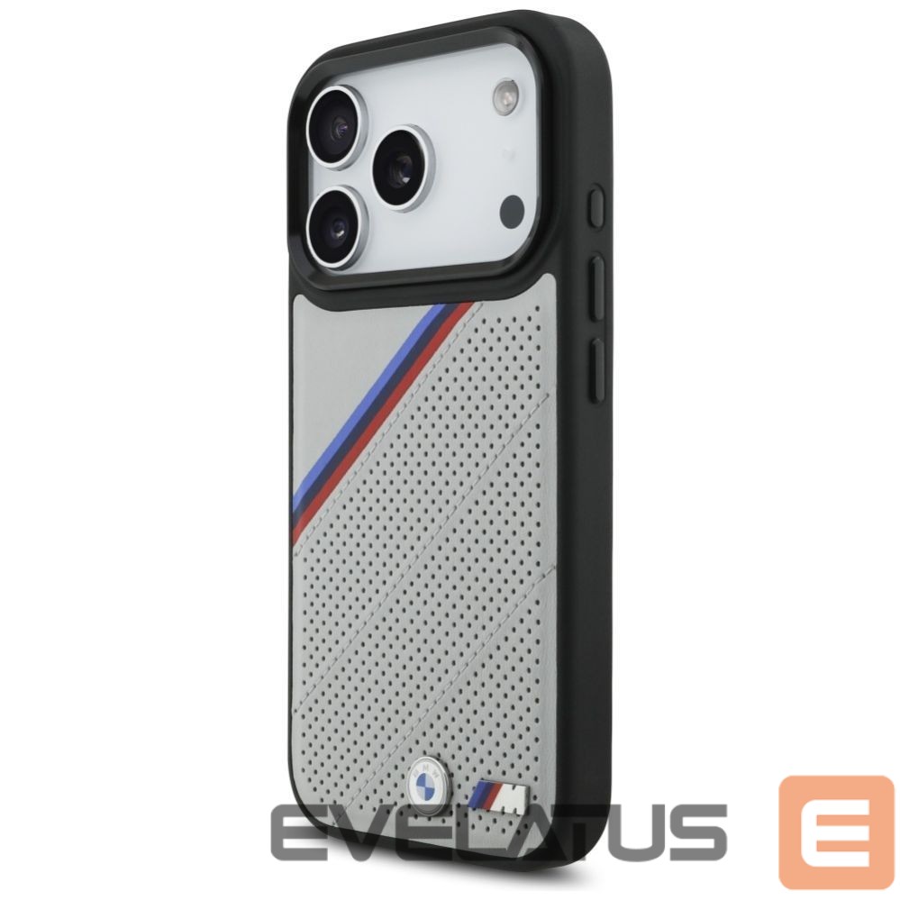 Другие товары BMW BMW M Tricolor Metal Logo MagSafe Case for iPhone 17 Pro - Gray