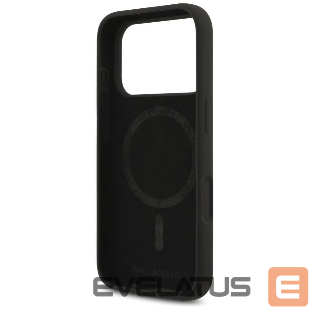 Другие товары Karl Lagerfeld Karl Lagerfeld Silicone Karl&Choupette Ring MagSafe Case for iPhone 17 Pro - Black