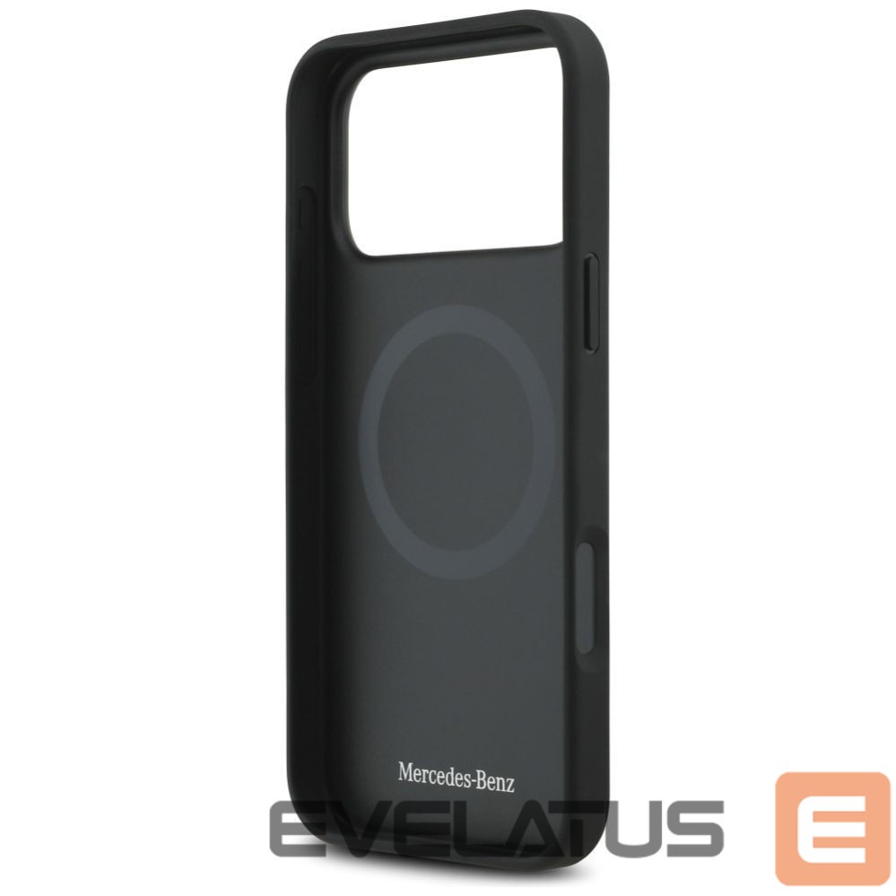 Другие товары Mercedes-Benz Mercedes Plain Smooth Leather MagSafe Case for iPhone 17 Pro Max - Black