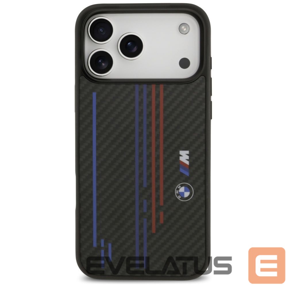 Другие товары BMW BMW M Kevlar Lines & Logo MagSafe Case for iPhone 17 Pro Max - Black