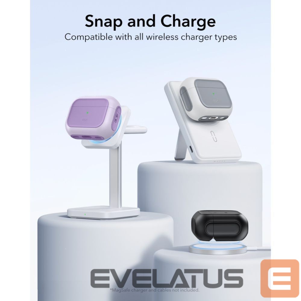 Другие товары ESR ESR Orbit Halolock MagSafe case for AirPods Pro - purple