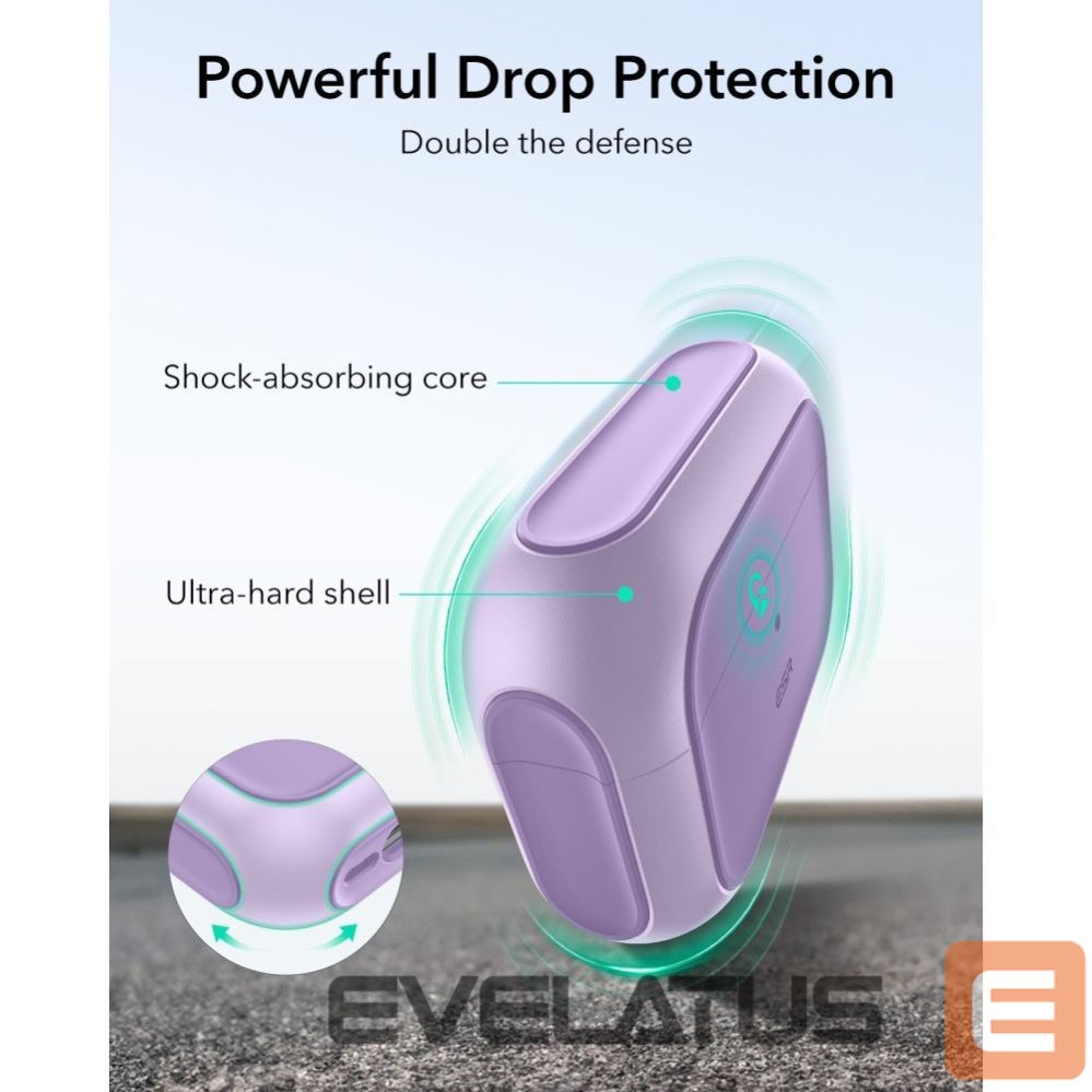 Другие товары ESR ESR Orbit Halolock MagSafe case for AirPods Pro - purple
