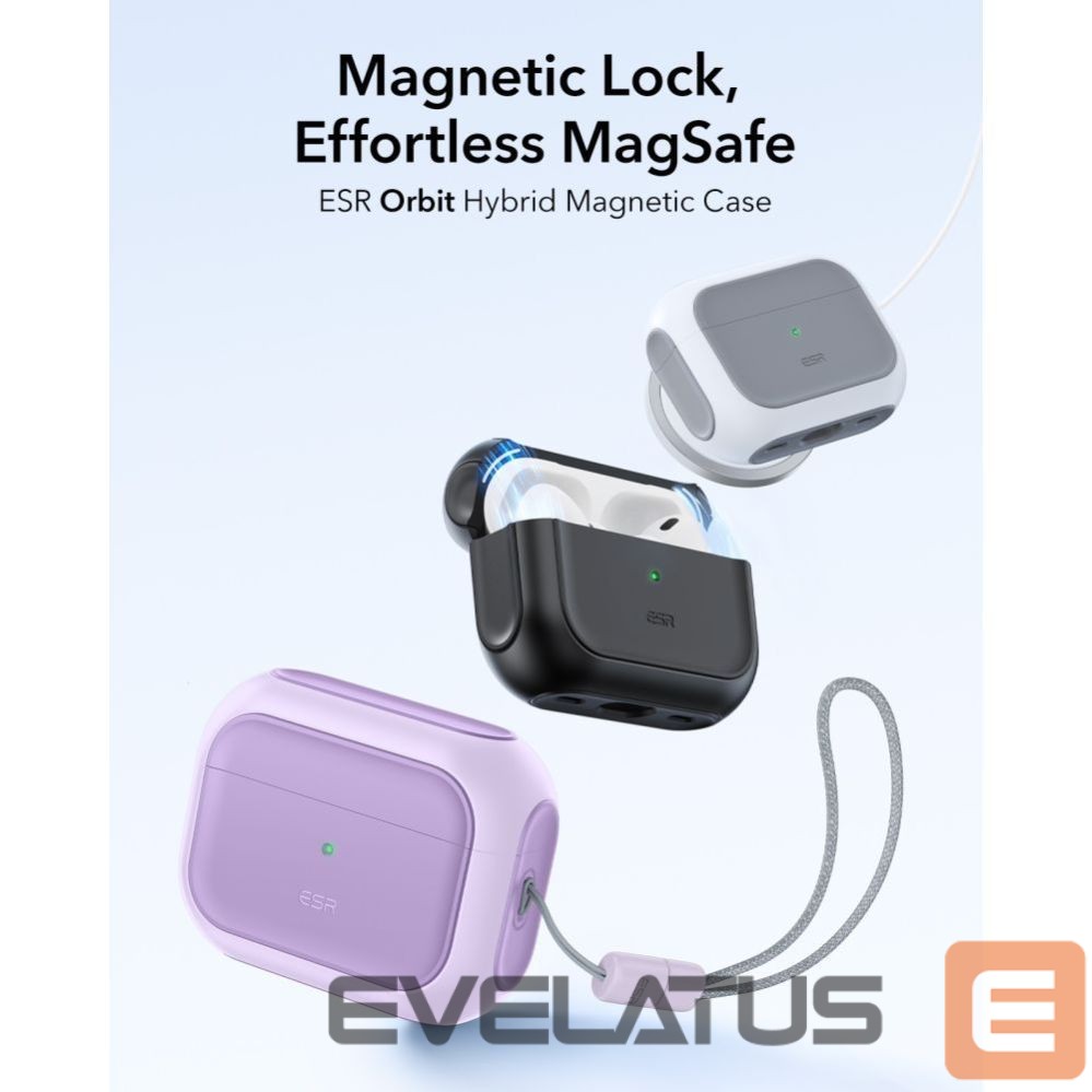 Другие товары ESR ESR Orbit Halolock MagSafe case for AirPods Pro - purple