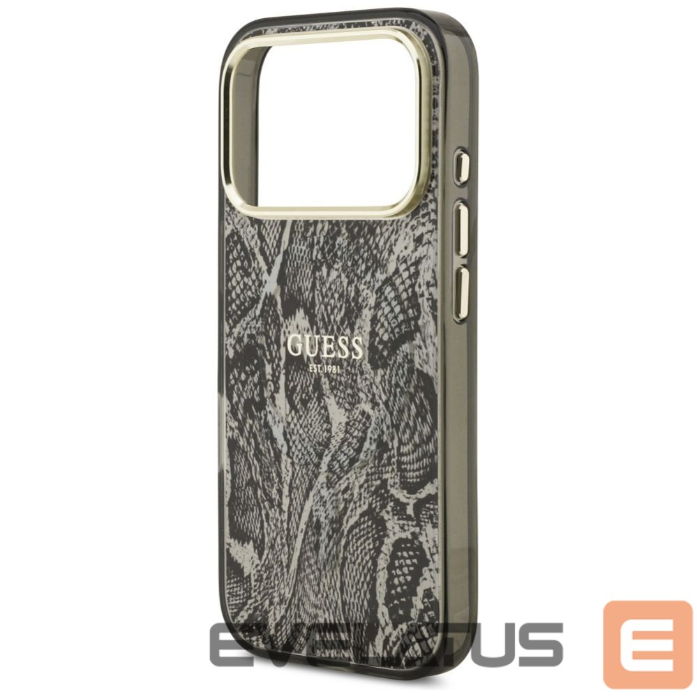 Другие товары Guess Guess Python Pattern MagSafe Case for iPhone 17 Pro - Black