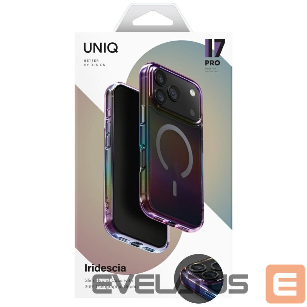 Другие товары UNIQ Uniq Iridescia Case for iPhone 17 Pro Magclick Charging - Multicolor