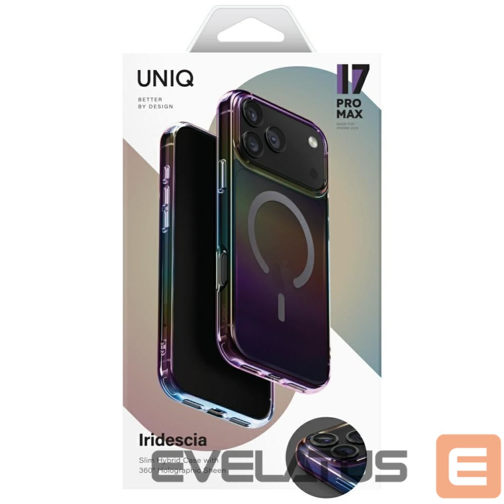 Другие товары UNIQ Uniq Iridescia Case for iPhone 17 Pro Max Magclick Charging - Multicolor