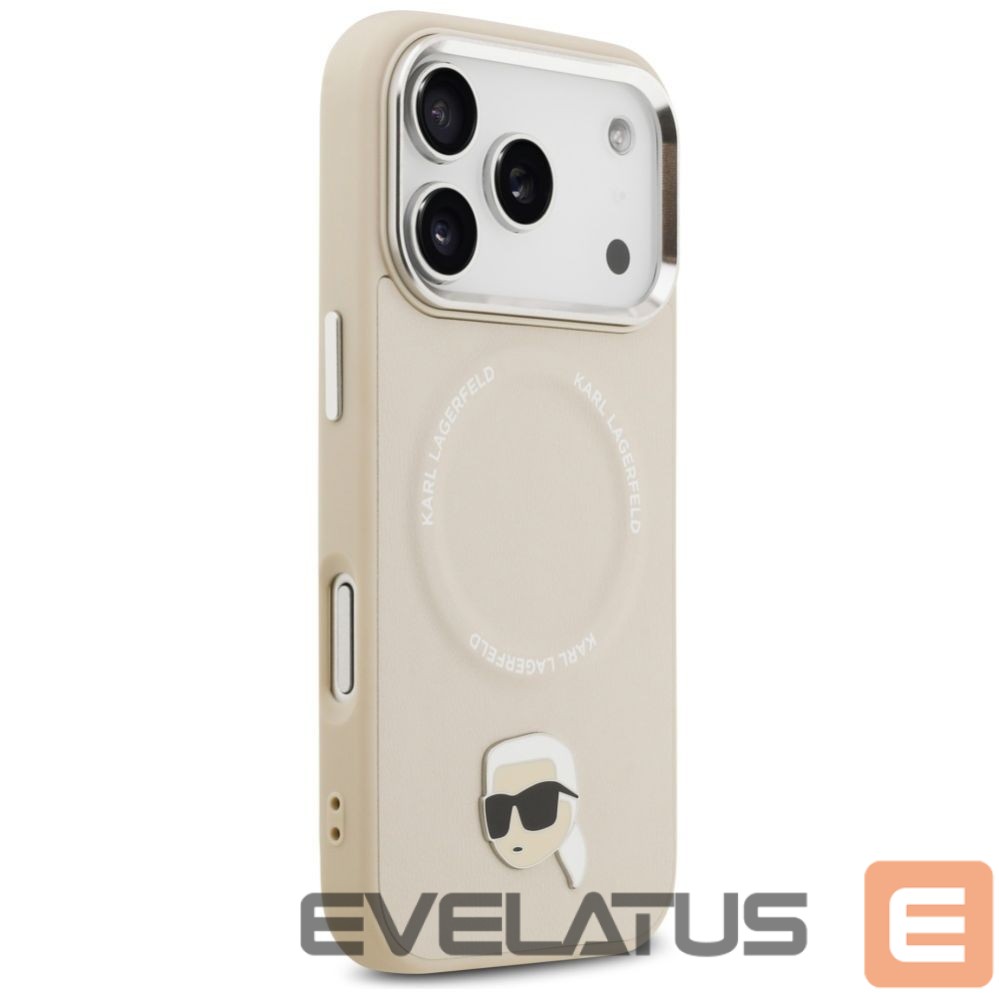 Другие товары Karl Lagerfeld Karl Lagerfeld Karl Pin MagSafe Case for iPhone 17 Pro - Beige