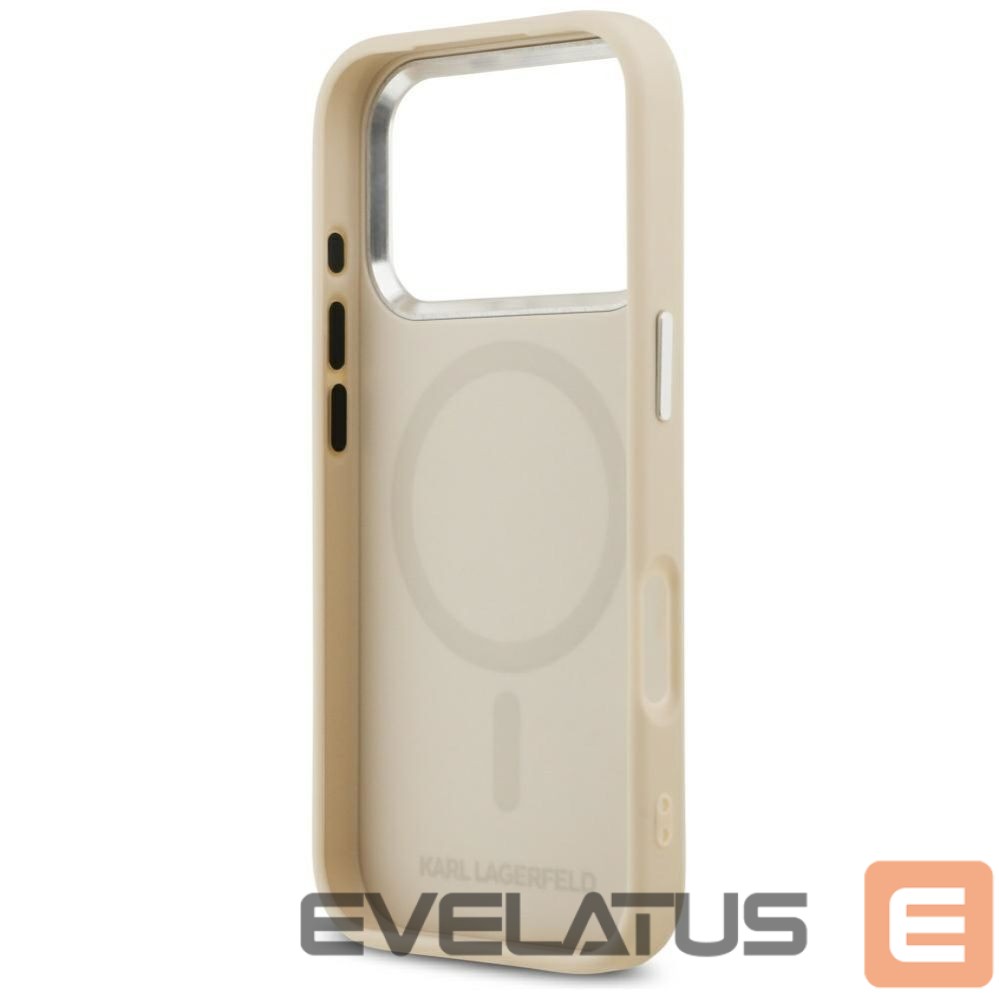 Другие товары Karl Lagerfeld Karl Lagerfeld Karl Pin MagSafe Case for iPhone 17 Pro - Beige