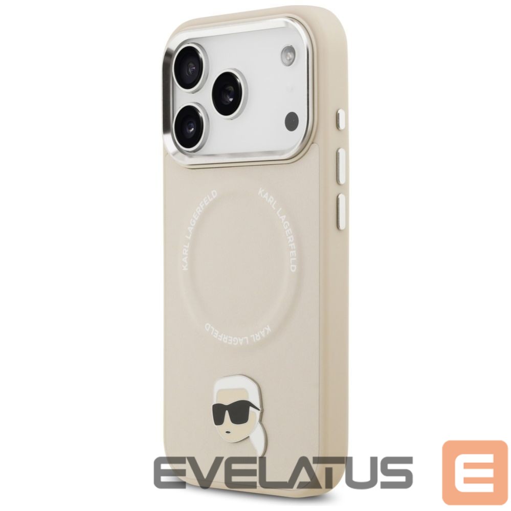 Другие товары Karl Lagerfeld Karl Lagerfeld Karl Pin MagSafe Case for iPhone 17 Pro - Beige
