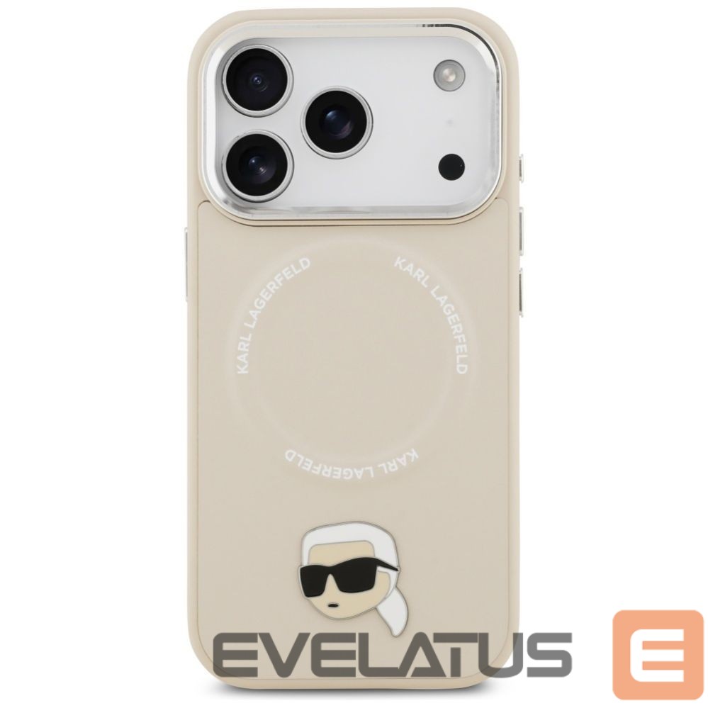 Другие товары Karl Lagerfeld Karl Lagerfeld Karl Pin MagSafe Case for iPhone 17 Pro - Beige