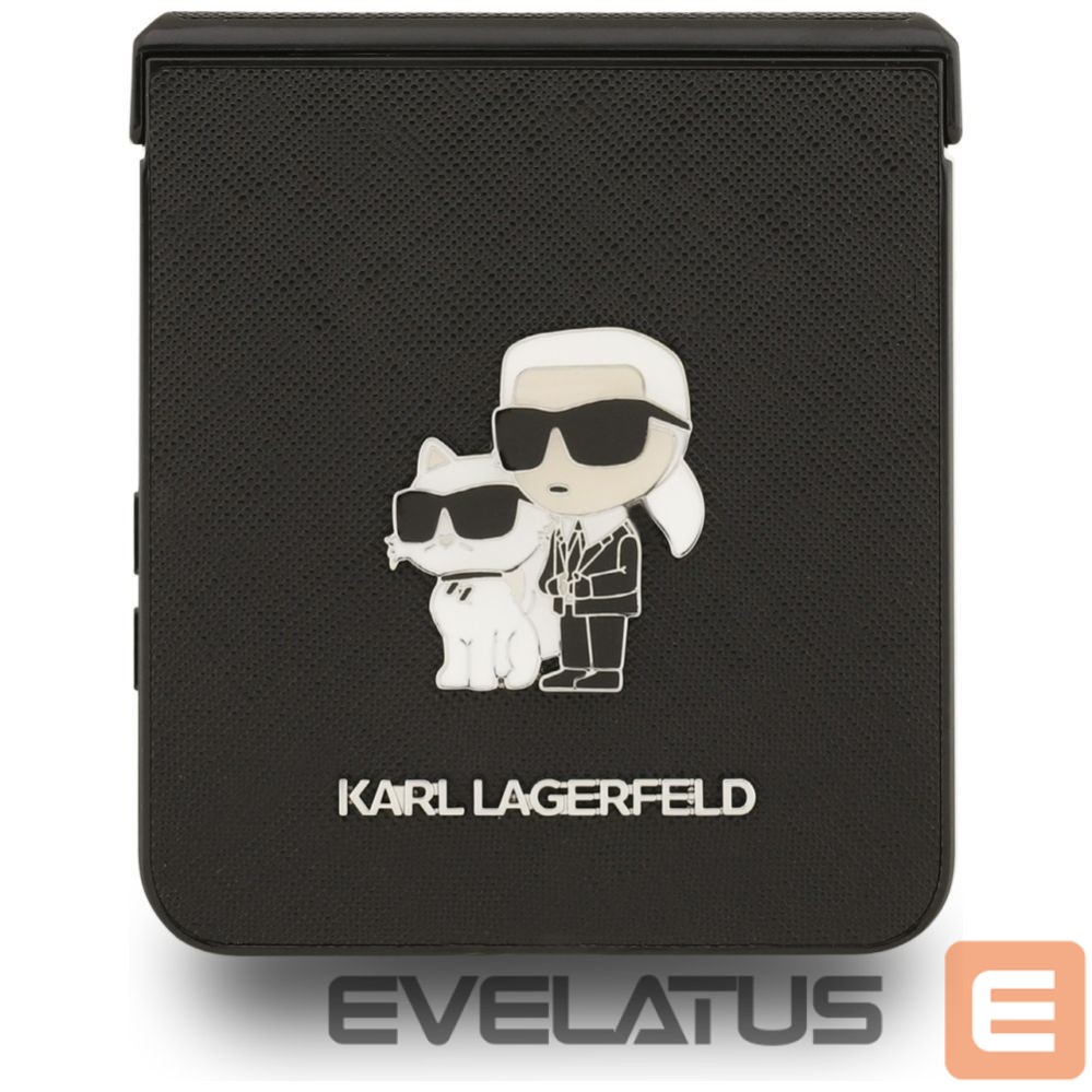 Другие товары Karl Lagerfeld Karl Lagerfeld Saffiano Karl&Choupette Pin Case for Samsung Galaxy Z Flip 7 - Black