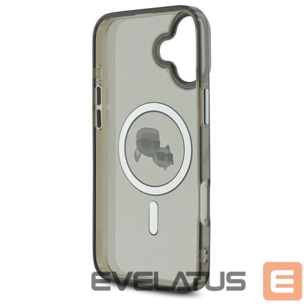 Другие товары Karl Lagerfeld Karl Lagerfeld IML Metal Karl&Choupette Head MagSafe Case for iPhone 16 - Black