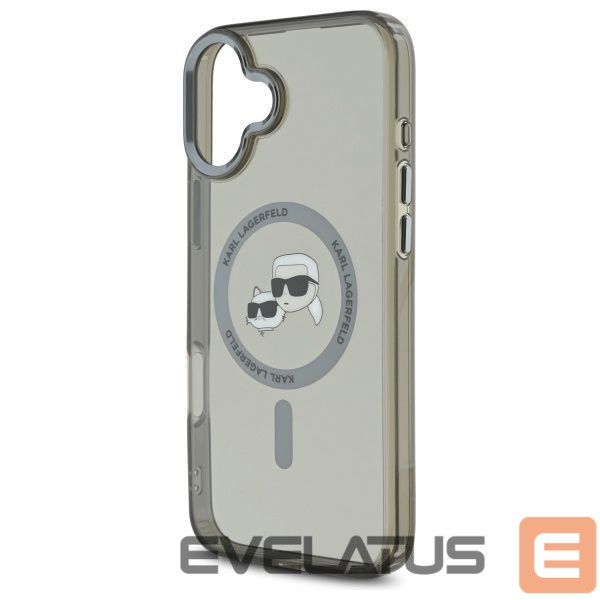 Другие товары Karl Lagerfeld Karl Lagerfeld IML Metal Karl&Choupette Head MagSafe Case for iPhone 16 - Black