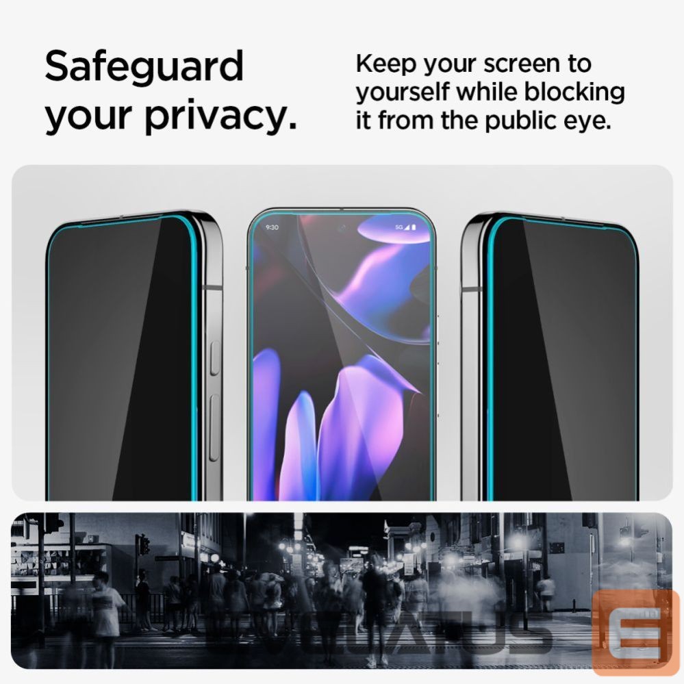 Другие товары Spigen Spigen Glas.TR "Ez Fit" Privacy HD 2-pack privacy glass for Google Pixel 9 / 9 Pro