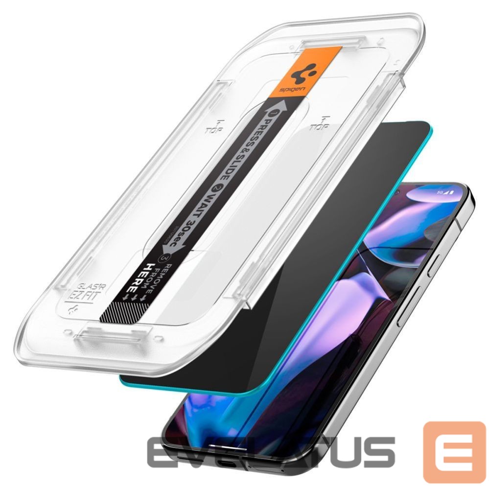 Другие товары Spigen Spigen Glas.TR "Ez Fit" Privacy HD 2-pack privacy glass for Google Pixel 9 / 9 Pro
