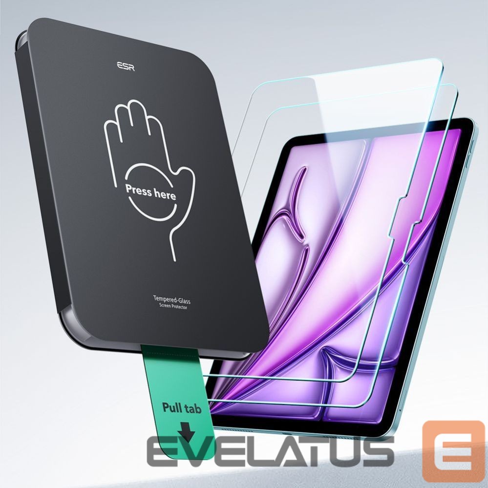 Другие товары ESR ESR UltraFit Tempered Glass 2-pack for iPad Air 11" (2024/2025/2026)