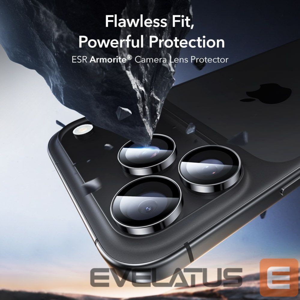 Другие товары ESR ESR Armorite Camera Protector for iPhone 14 Pro / Pro Max / 15 Pro / Pro Max / 16 Pro / Pro Max / 17 Pro / Pro Max - Black
