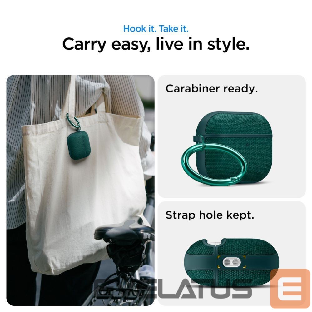 Другие товары Spigen Spigen Urban Fit Case for AirPods 3 - Green
