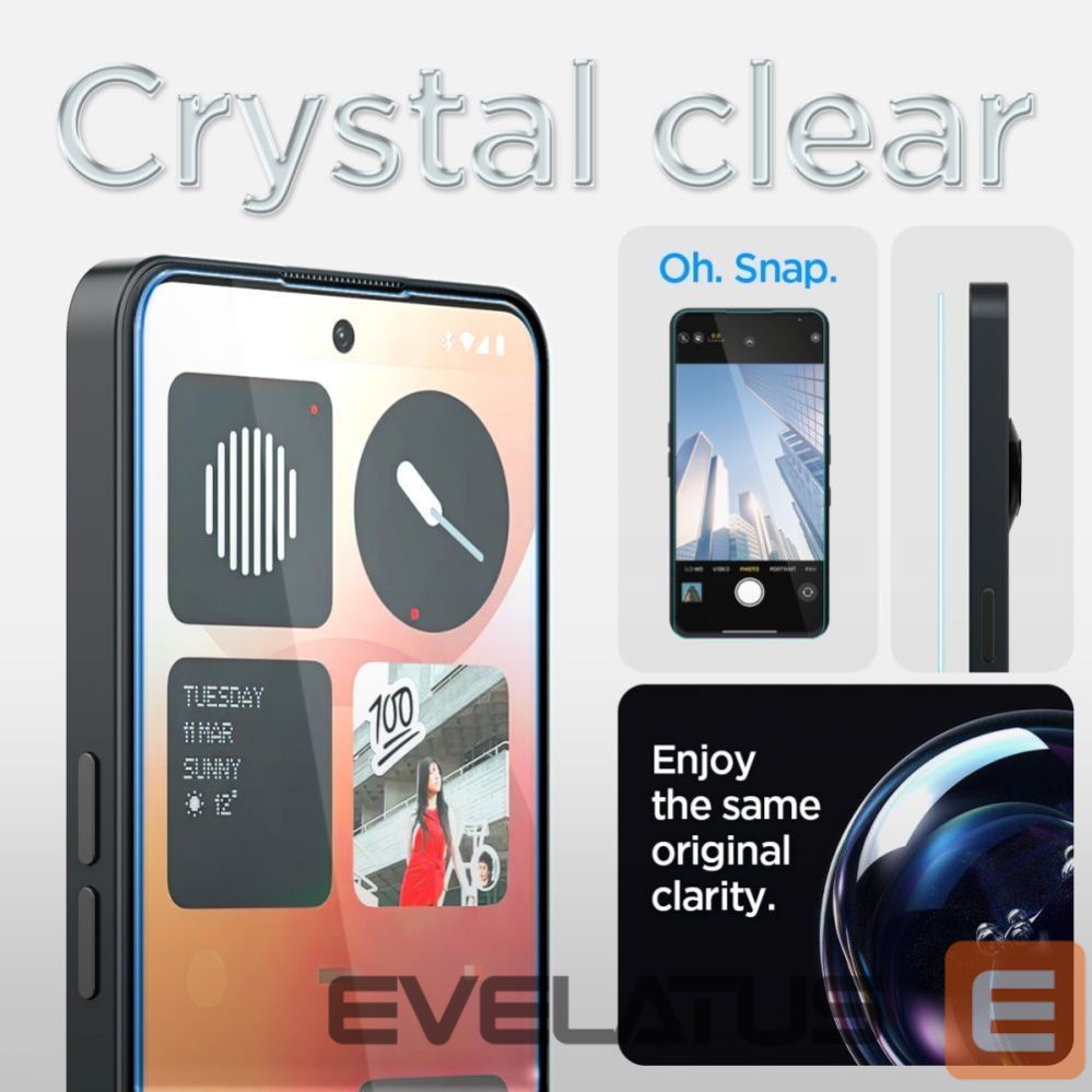 Другие товары Spigen Spigen Glas.tR EZ Fit Tempered Glass for Nothing Phone 3A / 3A Pro - Transparent