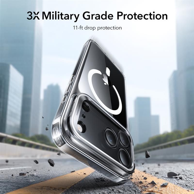 Другие товары ESR ESR Classic Hybrid Kickstand MagSafe Case for iPhone 17 Pro Max - Clear