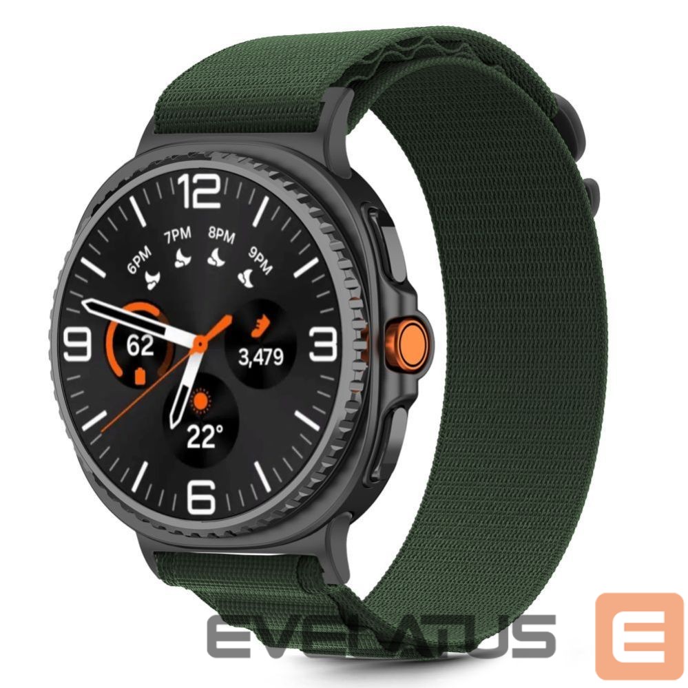 Другие товары Tech-Protect Tech-Protect Nylon Stripe Strap for Samsung Galaxy Watch 40/44/46 mm - Green