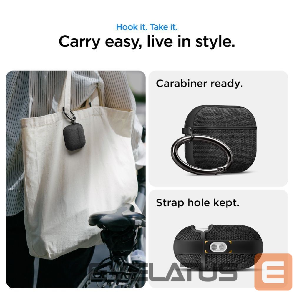 Другие товары Spigen Spigen Urban Fit Case for AirPods 3 - Black