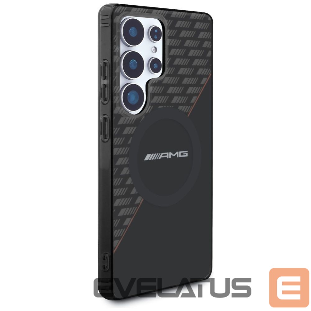 Другие товары Mercedes-Benz AMG Double Layer Rhombs MagSafe Case for Samsung Galaxy S25 Ultra - Black/Red