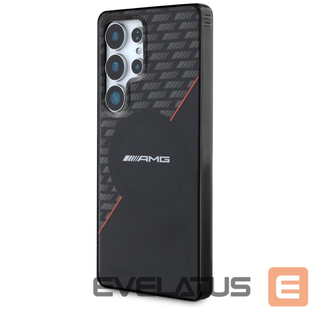 Другие товары Mercedes-Benz AMG Double Layer Rhombs MagSafe Case for Samsung Galaxy S25 Ultra - Black/Red
