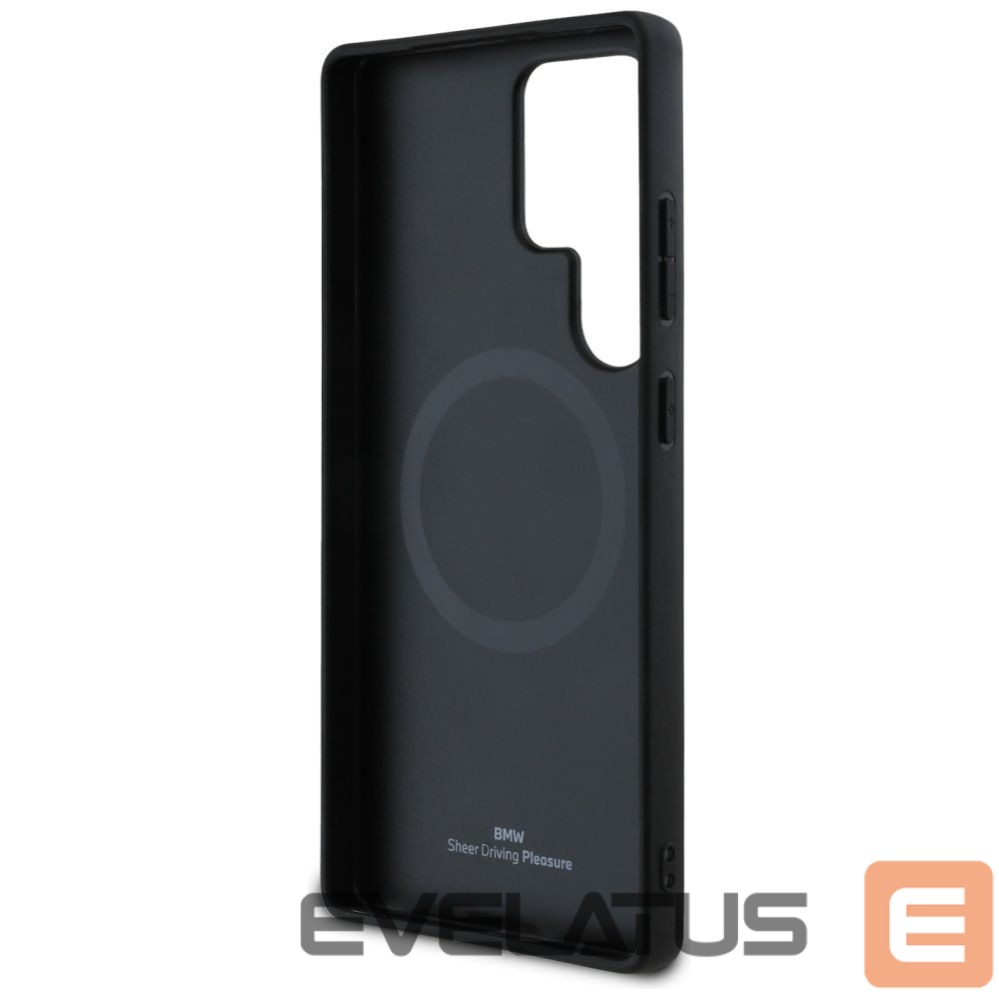 Другие товары BMW BMW Leather Textured and Smooth MagSafe case for Samsung Galaxy S25 Ultra - black