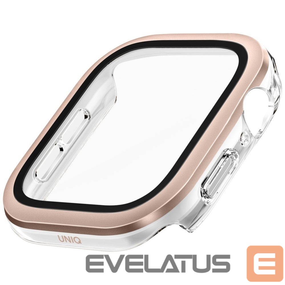 Другие товары UNIQ Uniq Voute Tempered Glass Case for Apple Watch 10 46mm - Rose Gold