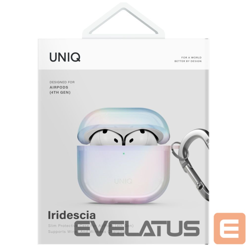 Другие товары UNIQ Uniq Iridescia case for AirPods 4 Hang Case - holo white