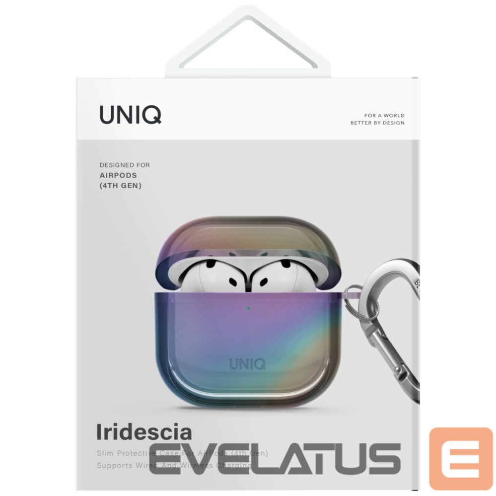 Другие товары UNIQ Uniq Iridescia AirPods 4 Hang Case - Holo Multicolor