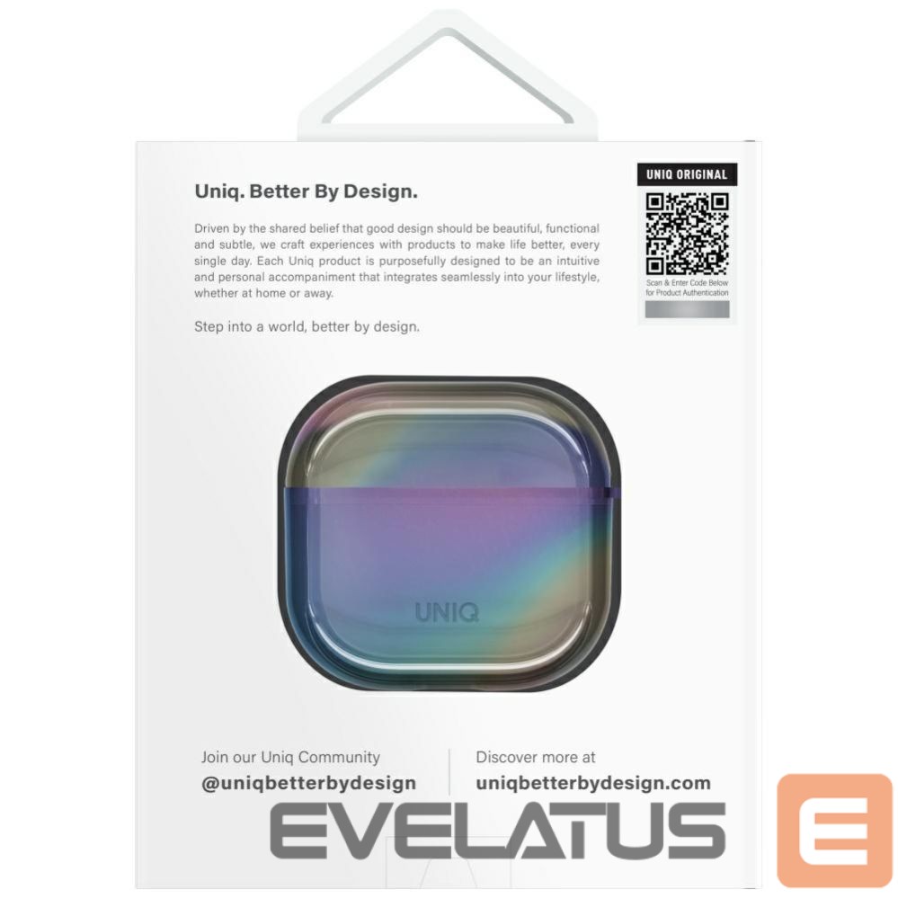Другие товары UNIQ Uniq Iridescia AirPods 4 Hang Case - Holo Multicolor