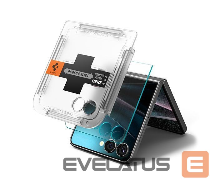 Другие товары Spigen Spigen Glas.TR EZ Fit HD Tempered Glass 2-pack for Samsung Galaxy Z Flip 7 - Transparent