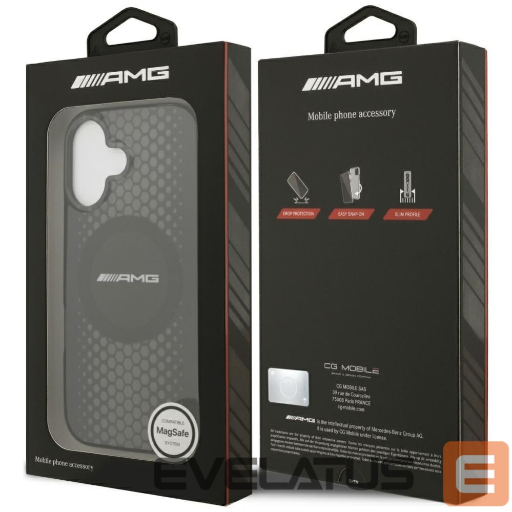 Другие товары Mercedes-Benz AMG Double Layer Transparent Graphics MagSafe case for iPhone 17 - black