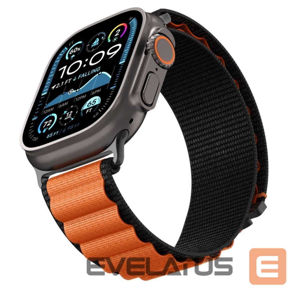 Другие товары Spigen Spigen WBF1 Strap for Apple Watch 44 / 45 / 46 / 49 mm - Black and Orange
