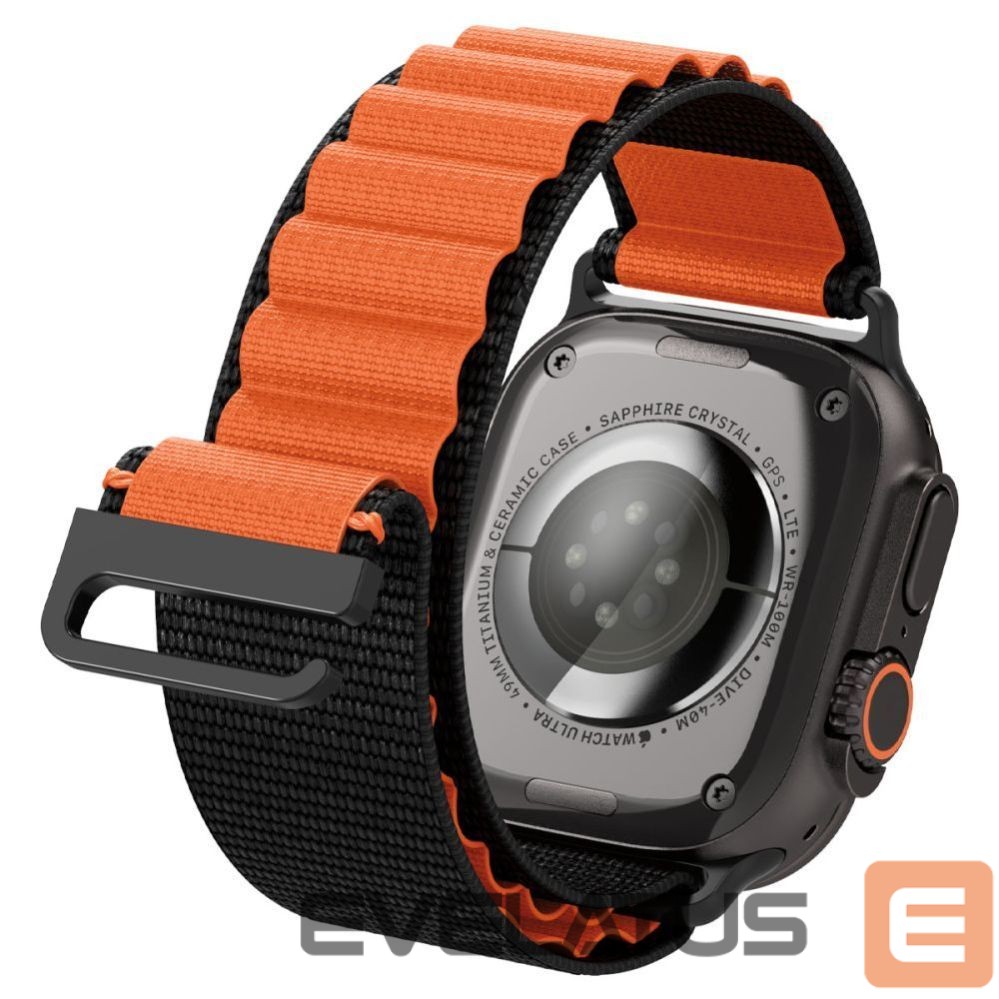 Другие товары Spigen Spigen WBF1 Strap for Apple Watch 44 / 45 / 46 / 49 mm - Black and Orange
