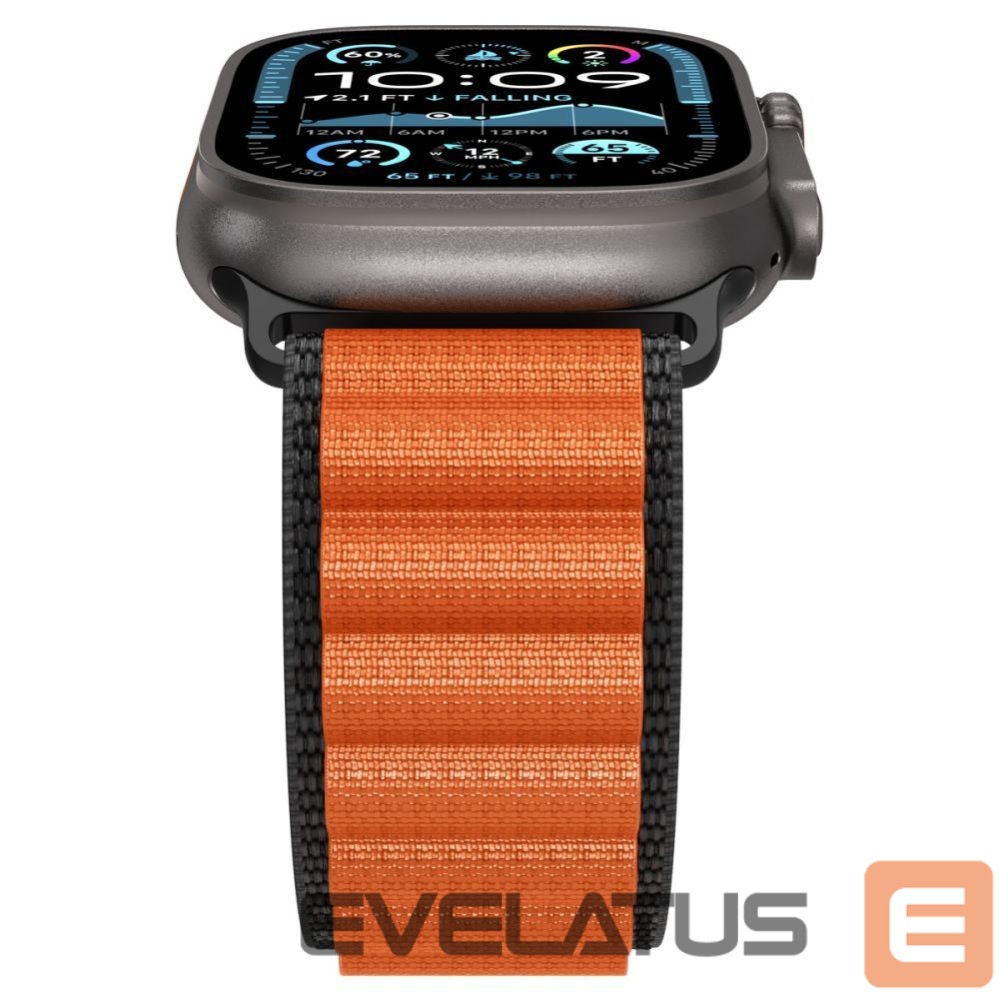 Другие товары Spigen Spigen WBF1 Strap for Apple Watch 44 / 45 / 46 / 49 mm - Black and Orange