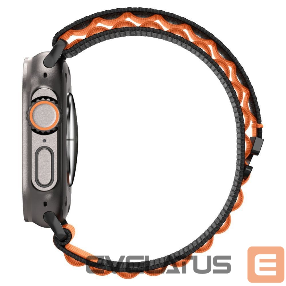 Другие товары Spigen Spigen WBF1 Strap for Apple Watch 44 / 45 / 46 / 49 mm - Black and Orange