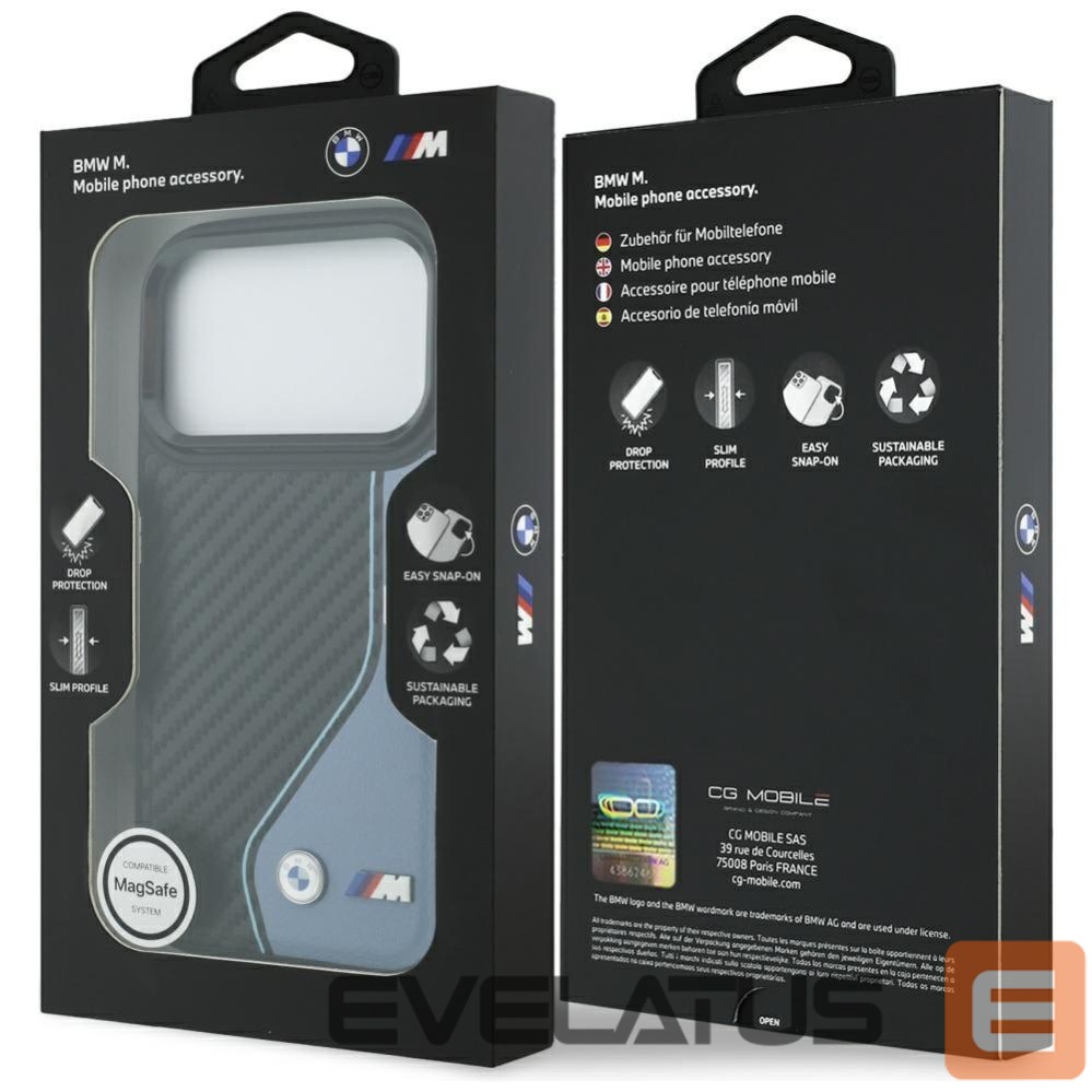 Другие товары BMW BMW M Carbon Logo MagSafe Case for iPhone 17 Pro - Blue