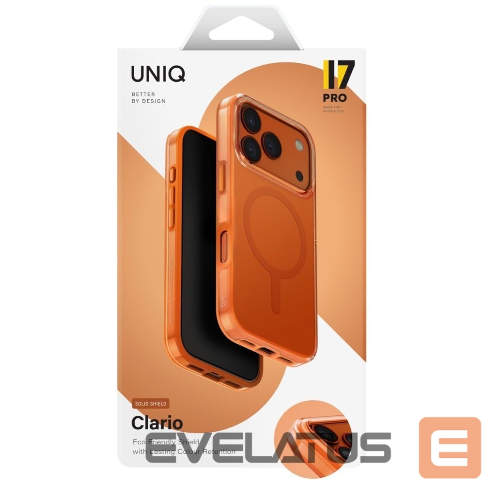 Другие товары UNIQ Uniq Clario Magclick Charging Case for iPhone 17 Pro - Orange