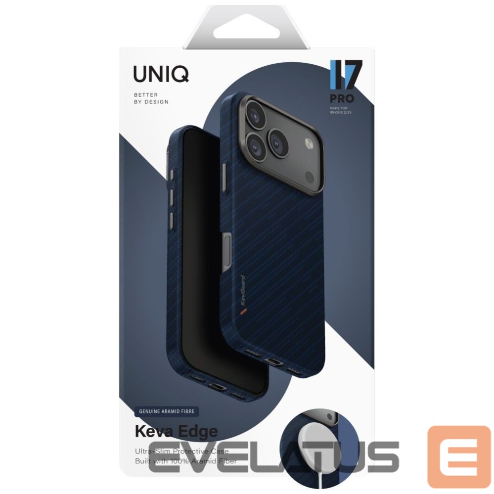 Другие товары UNIQ Uniq Keva EDGE Magclick Charging Case for iPhone 17 Pro - Blue