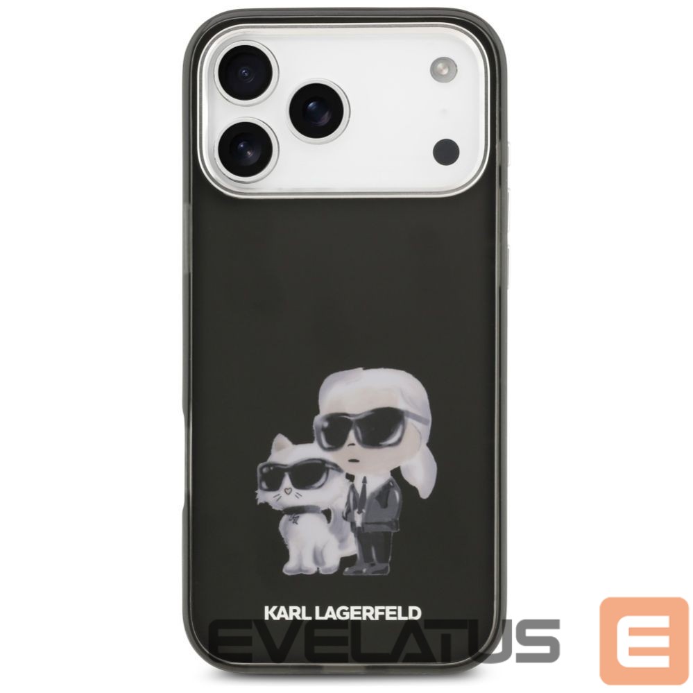 Другие товары Karl Lagerfeld Karl Lagerfeld IML Aquarelle Karl & Choupette & Logo MagSafe Case for iPhone 17 Pro - Black