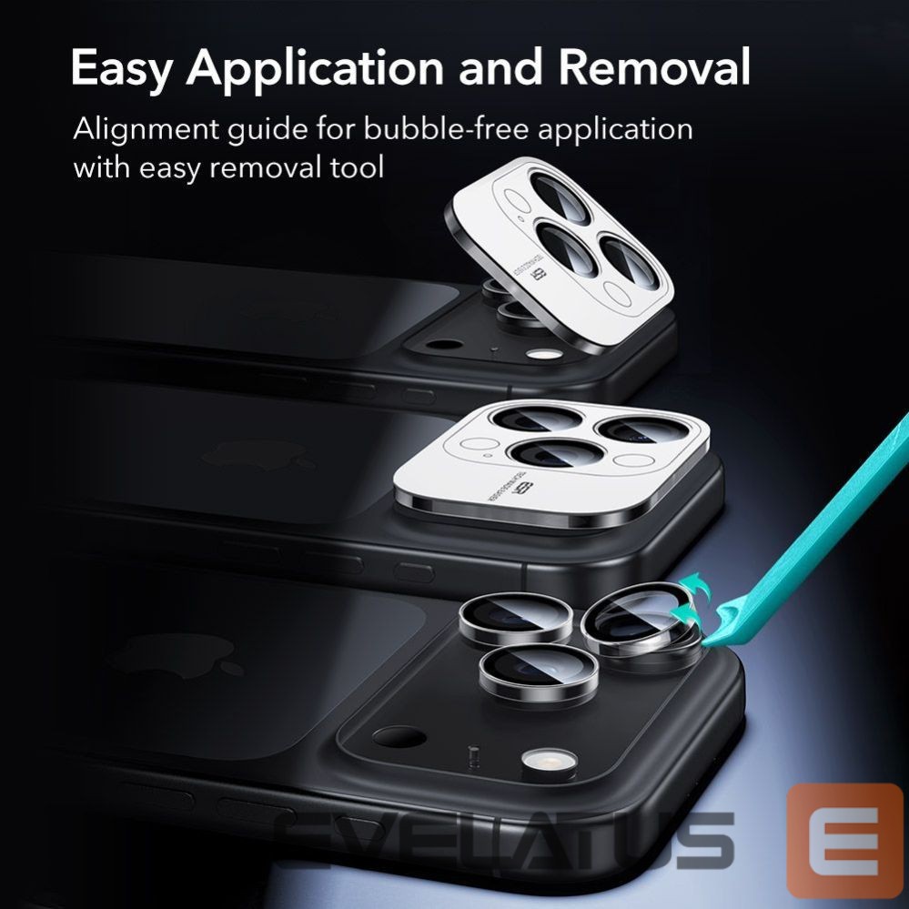 Другие товары ESR ESR Armorite Camera Protector for iPhone 14 Pro / Pro Max / 15 Pro / Pro Max / 16 Pro / Pro Max / 17 Pro / Pro Max - Clear