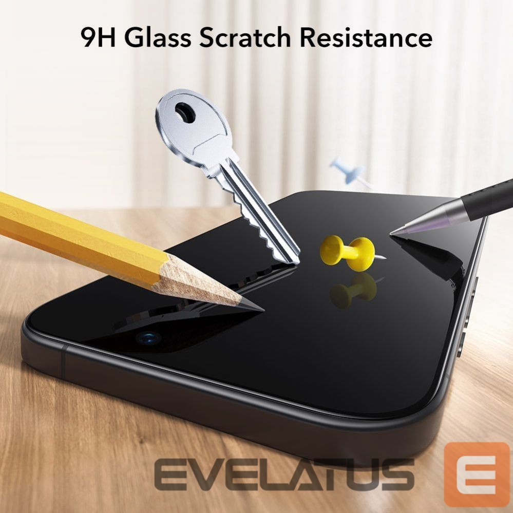 Другие товары ESR ESR UltraFit Tempered Glass 2-pack for iPhone 17 Pro - transparent