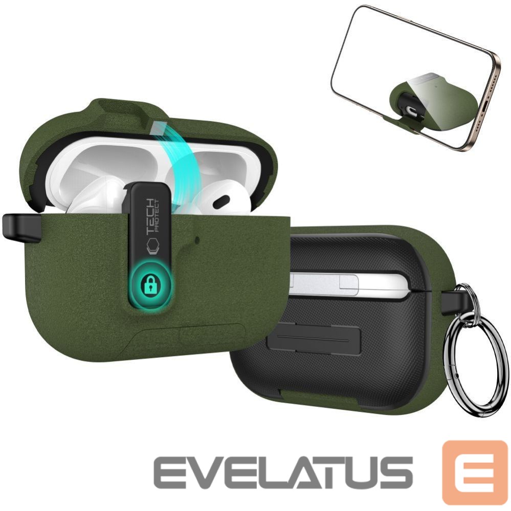 Другие товары Tech-Protect Tech-Protect Slim Hook Case for AirPods Pro 3 - Green