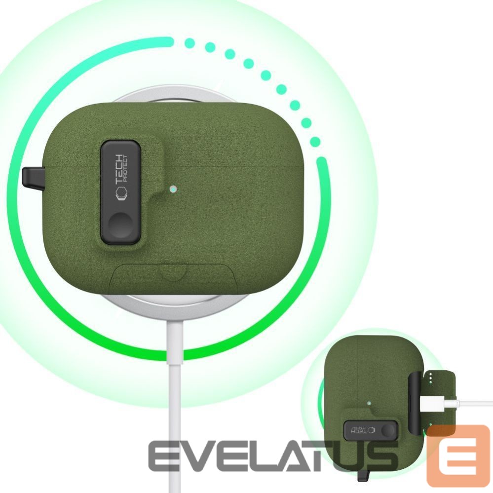 Другие товары Tech-Protect Tech-Protect Slim Hook Case for AirPods Pro 3 - Green